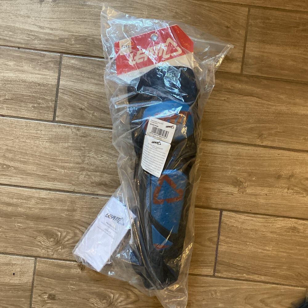 Leatt Motocross Knee and Shin Guard EXT Fuel/Black Size S/M